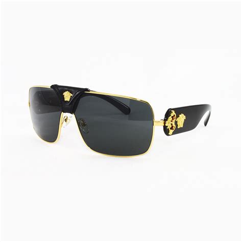 gold and diamond versace glasses|Gold Versace glasses for men.